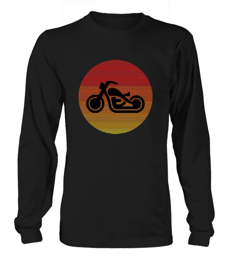 retro motorbike Long sleeved Unisex