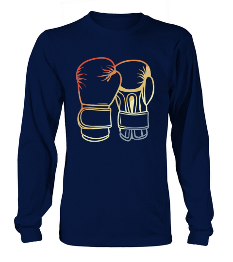 Vintage Boxing Gloves Graphic Long sleeved Unisex