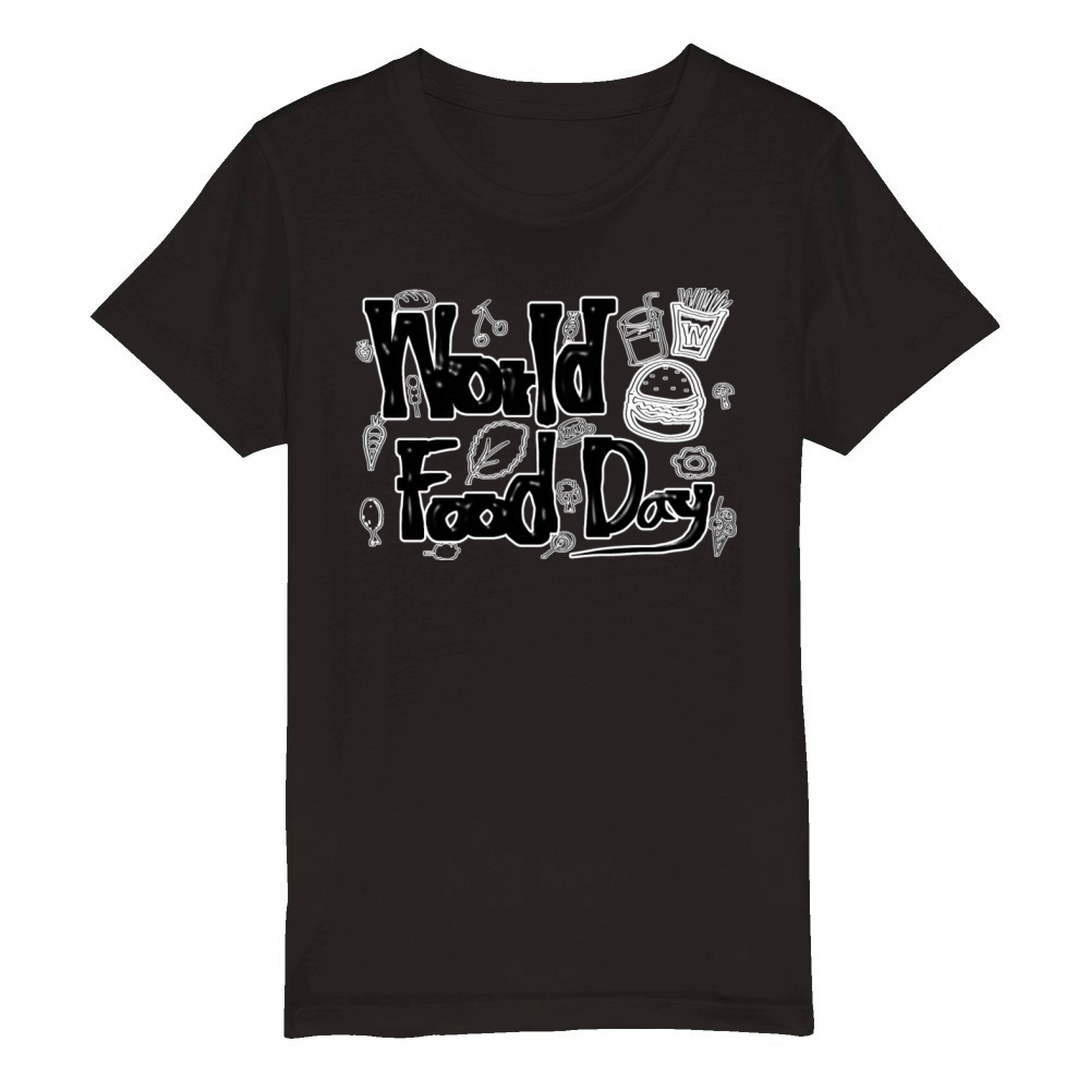 World Food Day Organic Kids Crewneck T-shirt