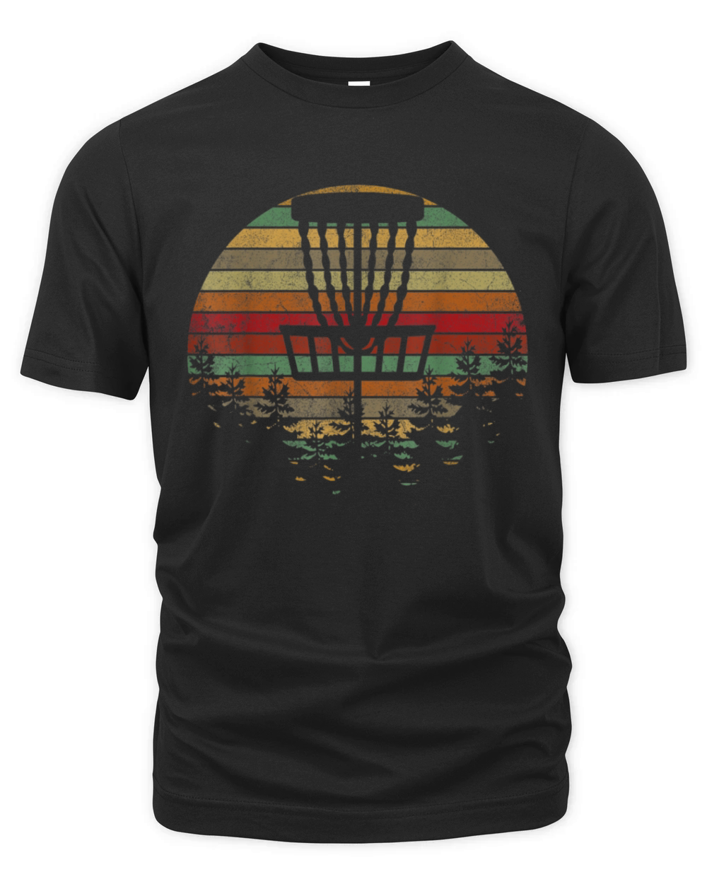 Retro Vintage Disc Golf Frolf Flying Disc Sport Organic Unisex T-shirt