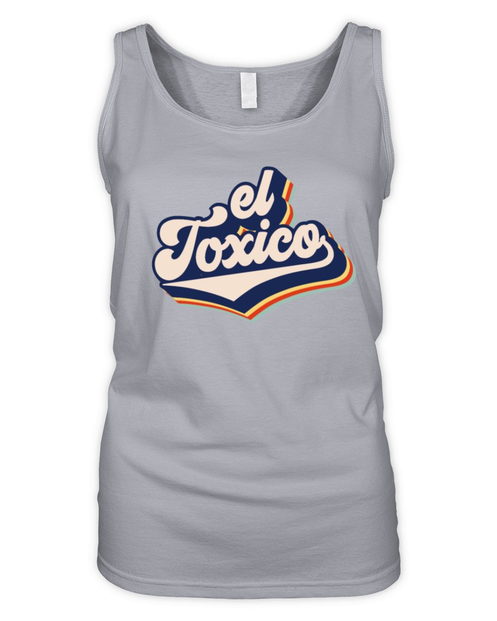 El Toxico Retro Funny Toxic Man Mens El Toxicomat Organic Women's Tank Top