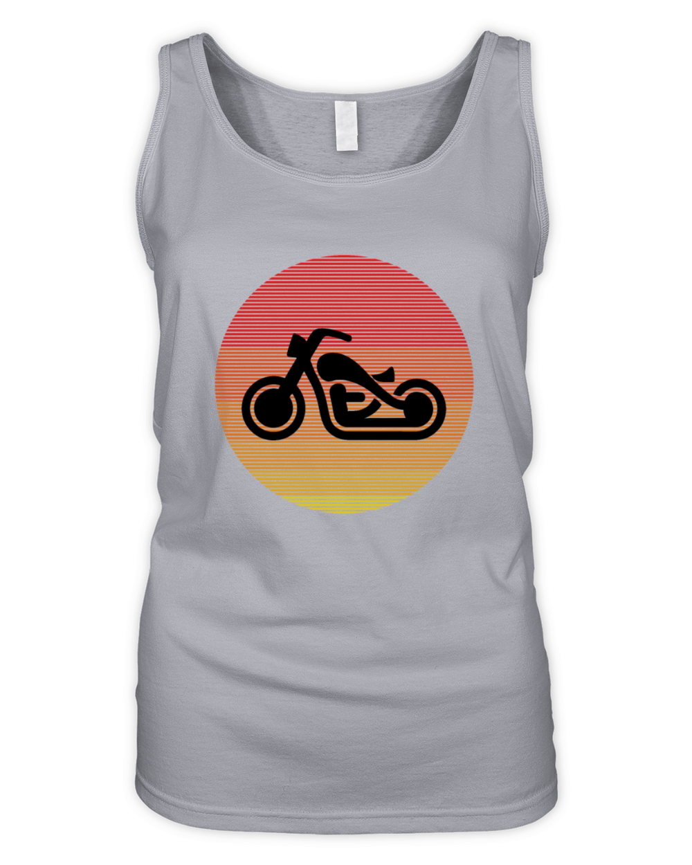 retro motorbike Organic Women's Tank Top