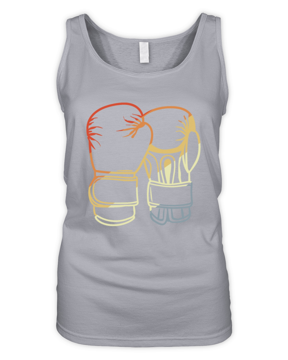 Vintage Boxing Gloves Graphic Organic Women's Tank Top