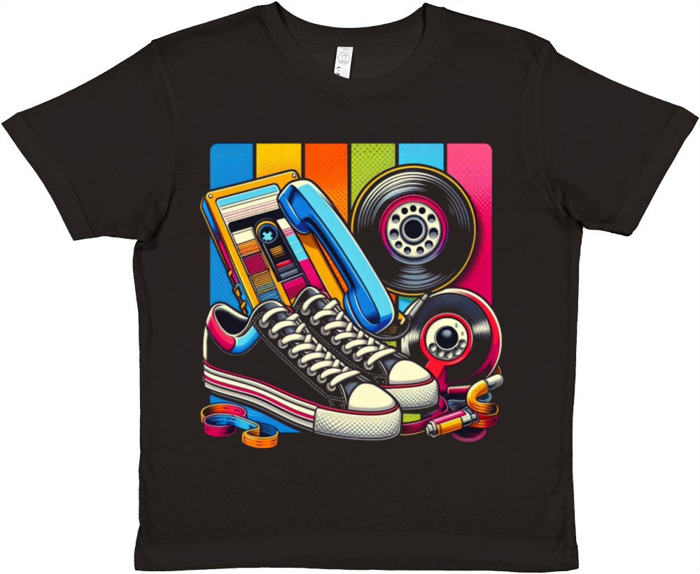 the 80s vintage Premium Kids Crewneck T-shirt