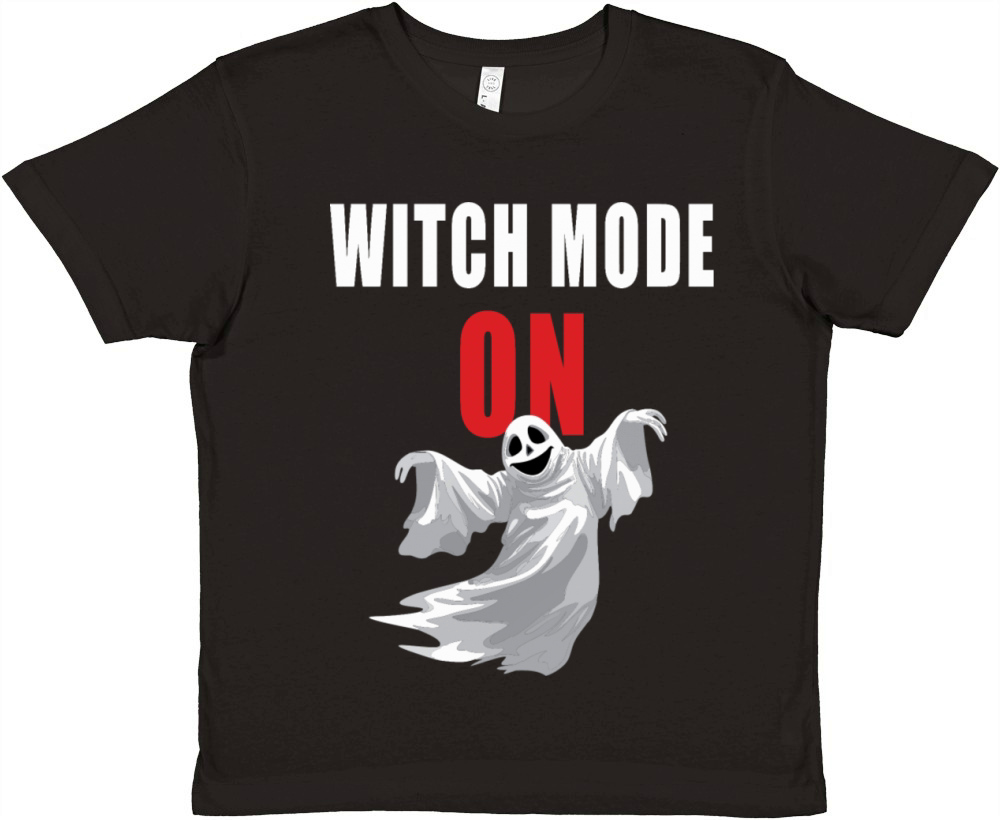 Witch Mode is on Premium Kids Crewneck T-shirt