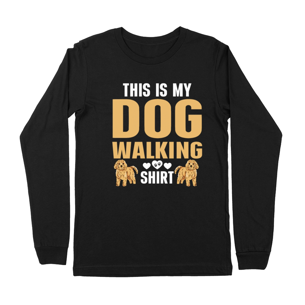 Dog Walker Professional Pet Sitter Dog Walking Premium Long Sleeve