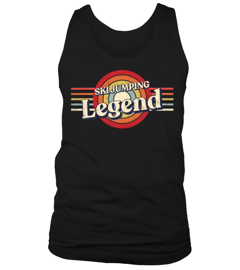 Ski Jumping Legend Ski Jump Funny Ski Jumper Humor Tank Top Unisex