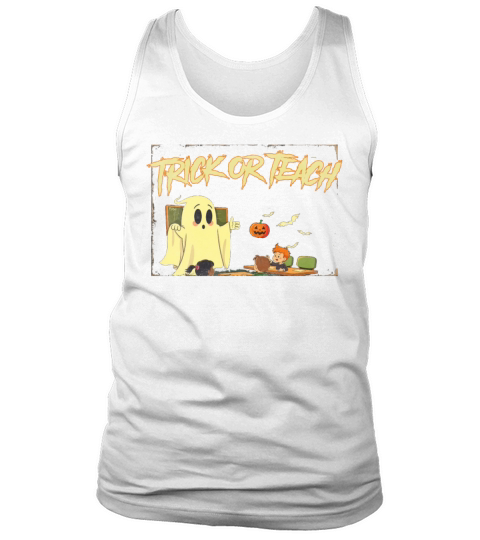 Trick or Teach for Teachers Halloween Vintage 2024 Tank Top Unisex