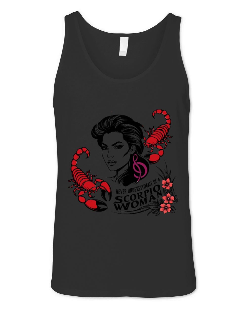 Never Underestimate The Power Of A Scorpio Woman Unisex Jersey Tank