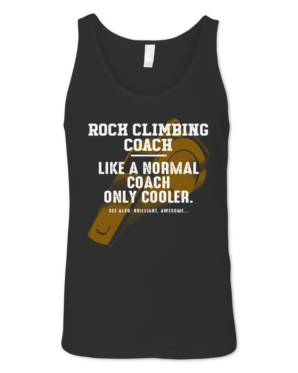 Rock Climbing Coach Like a Normal Coach Rock Climb Unisex Jersey Tank