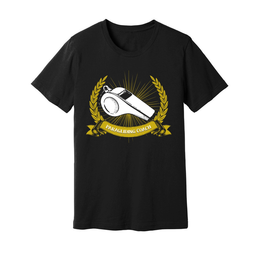 Paragliding Coach Paraglider Funny Paraglide Humor Unisex Jersey Tee