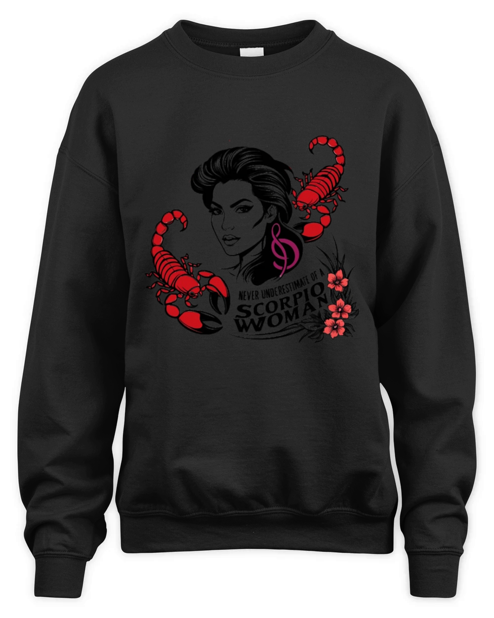 Never Underestimate The Power Of A Scorpio Woman Unisex Premium Crewneck Sweatshirt