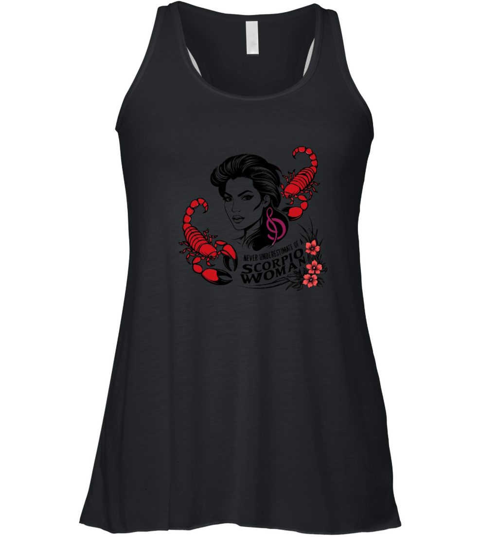 Never Underestimate The Power Of A Scorpio Woman Women's Flowy Tank Top
