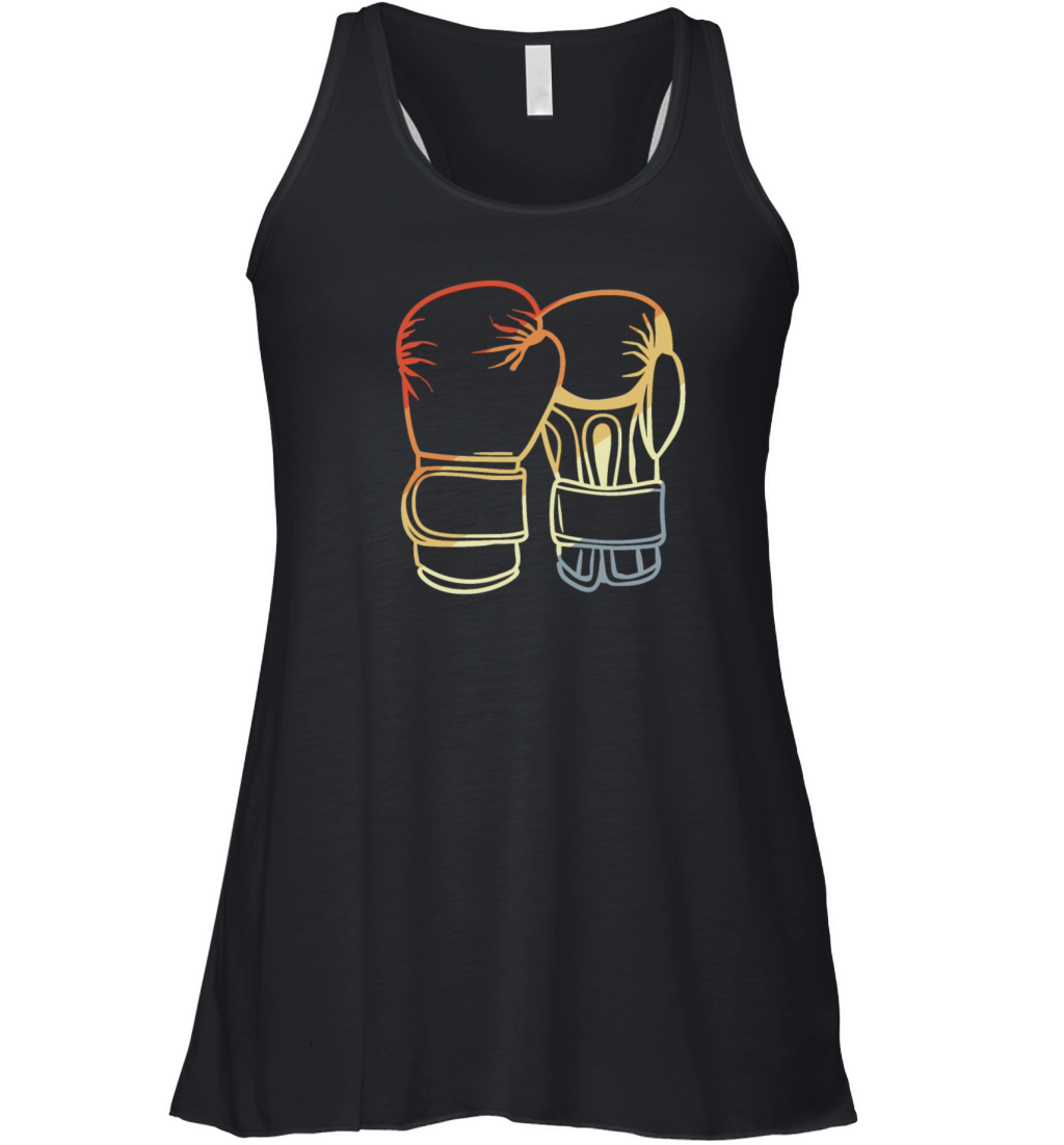 Vintage Boxing Gloves Graphic Women's Flowy Tank Top