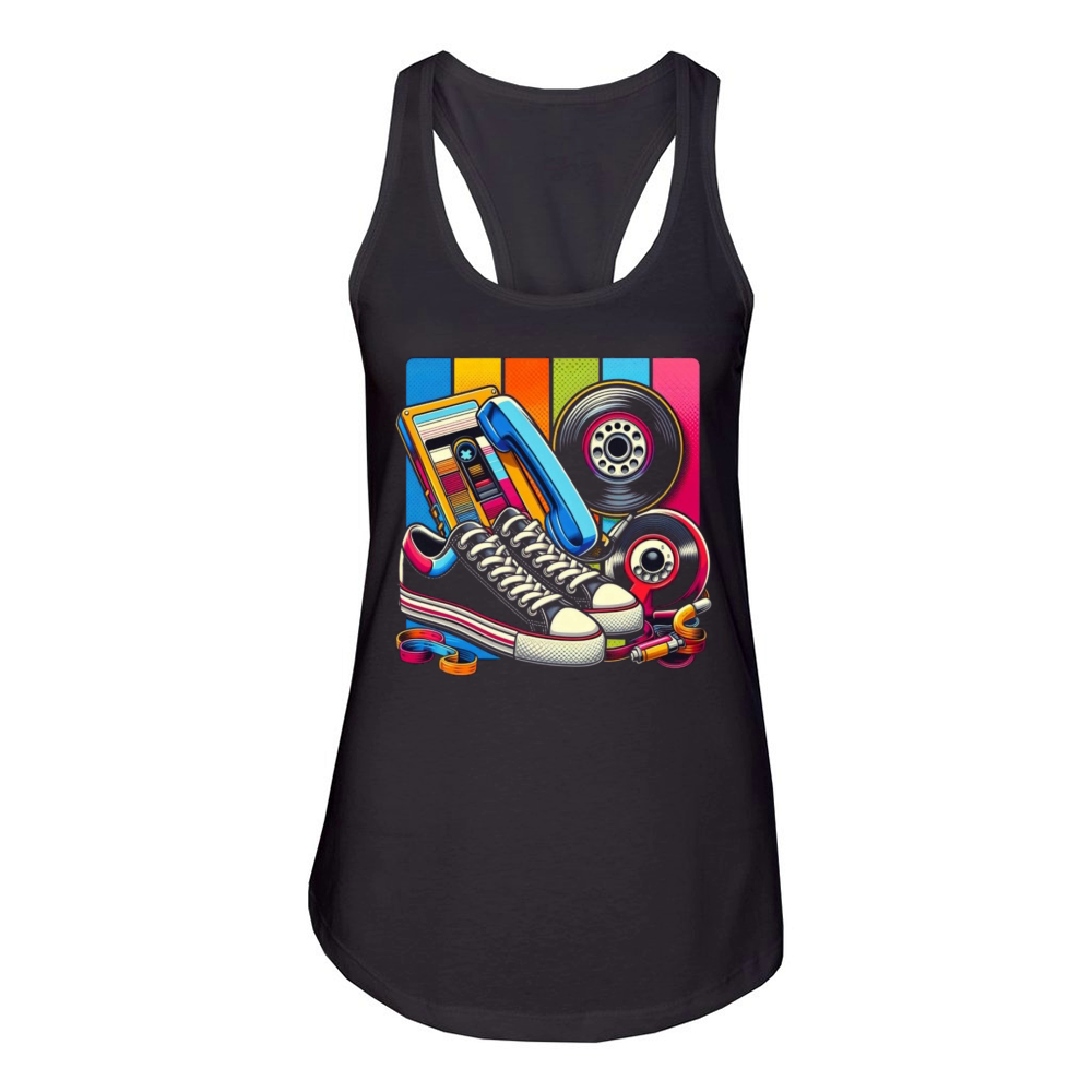 the 80s vintage Women's Racerback Tank