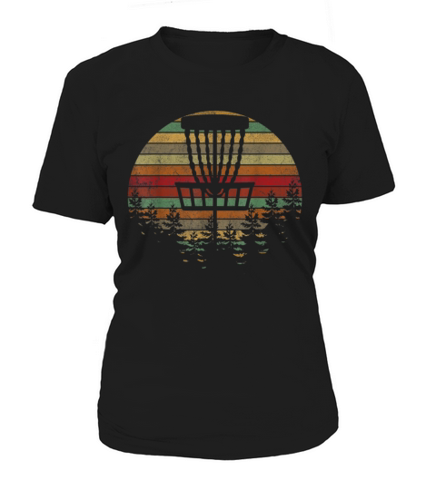 Retro Vintage Disc Golf Frolf Flying Disc Sport Women's T-Shirt