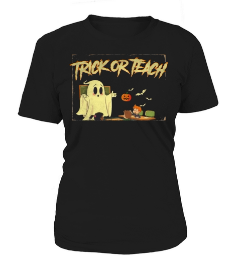 Trick or Teach for Teachers Halloween Vintage 2024 Women's T-Shirt