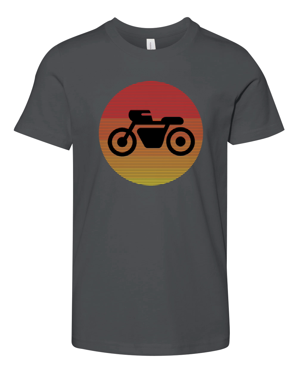 retro motorbike Youth Unisex Jersey Tee