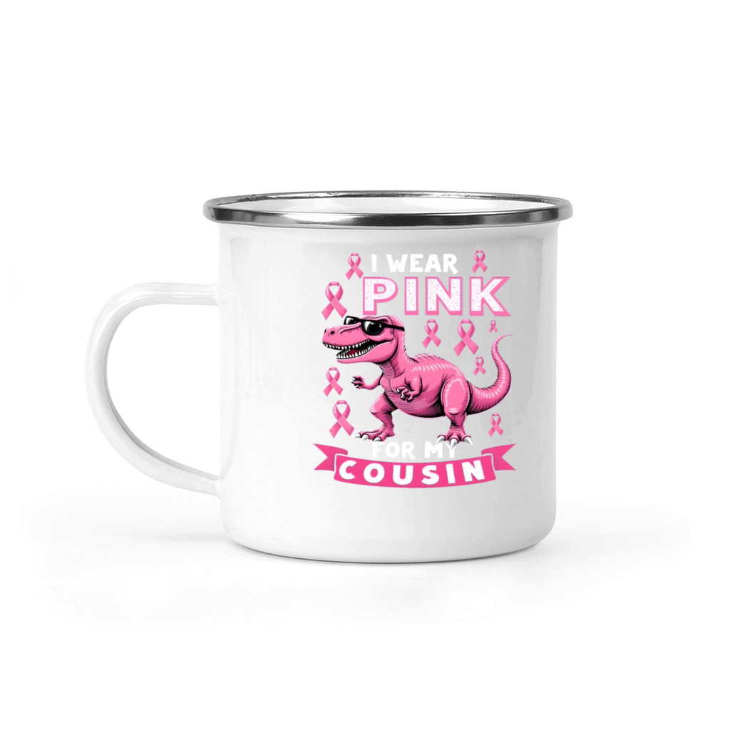 Breast Cancer Pink Awareness Design Camping Mug