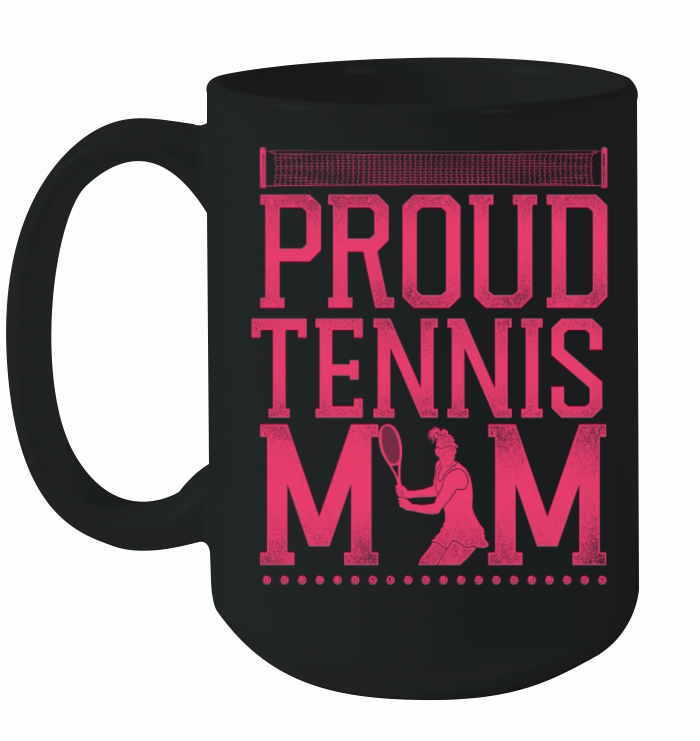 Funny Tennis Player Racket Mom Ceramic Mug