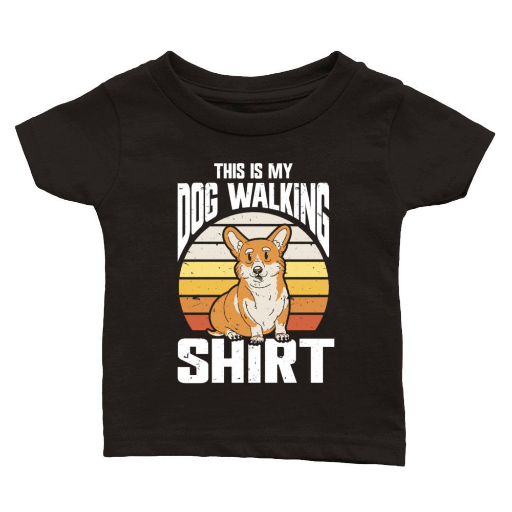Dog Walker Professional Pet Sitter Dog Walking Classic Baby Crewneck T-shirt