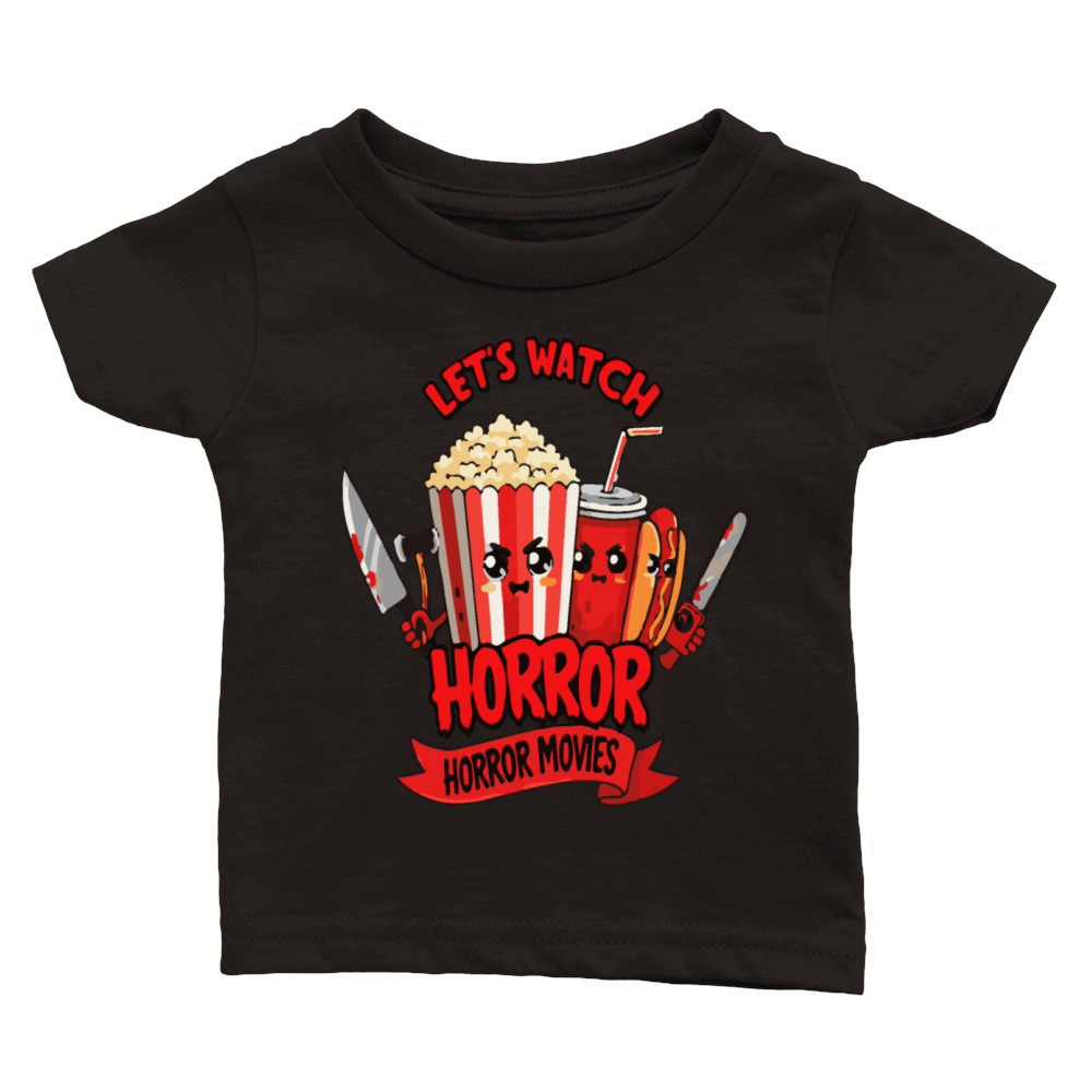 Midnight Horror Movie Classic Baby Crewneck T-shirt