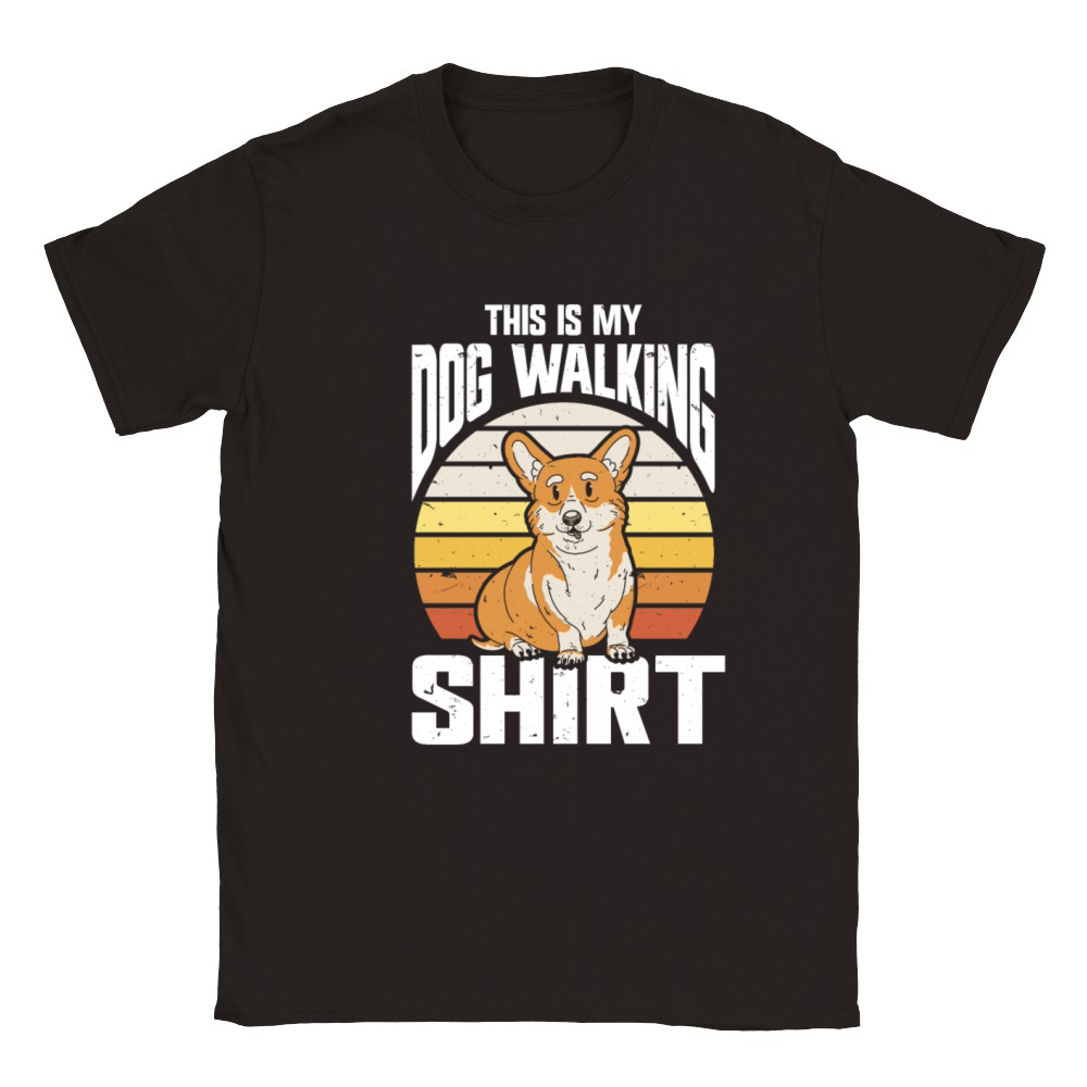 Dog Walker Professional Pet Sitter Dog Walking Classic Kids Crewneck T-shirt
