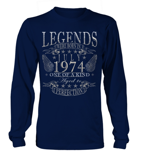 50th birthday 50 years July 1974 Long sleeved Unisex