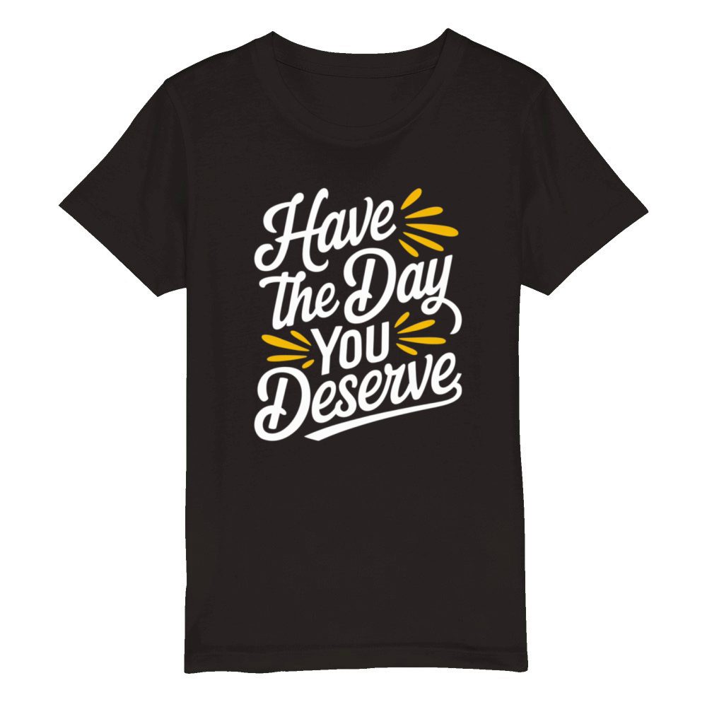 Make It a Day to Remember Organic Kids Crewneck T-shirt