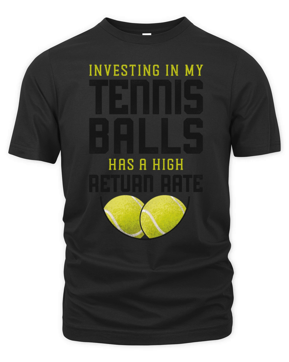 Funny Tennis Player Racket Pun Organic Unisex T-shirt