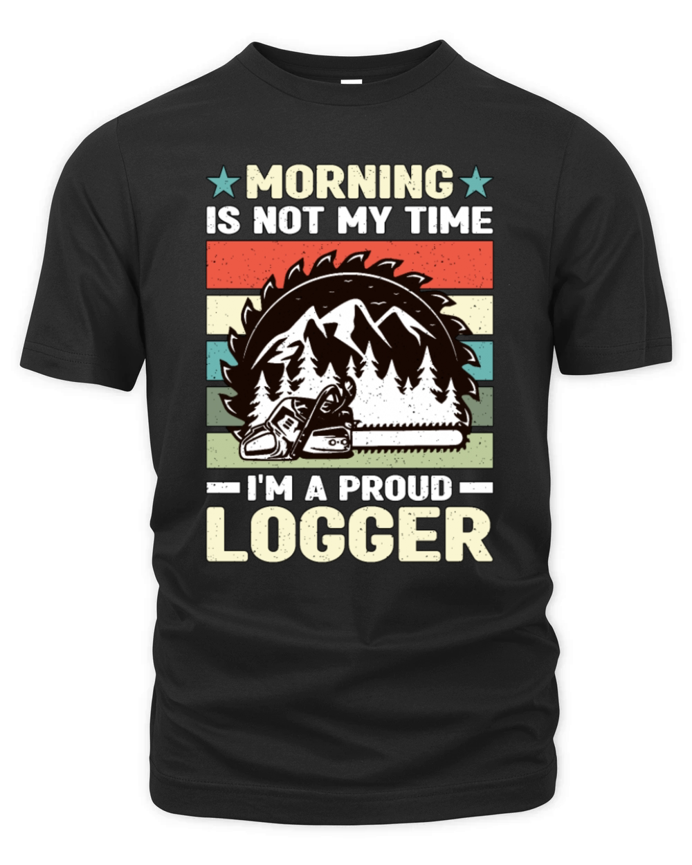 Logging Morning Is Not My Time I’m Cabinet Maker Organic Unisex T-shirt
