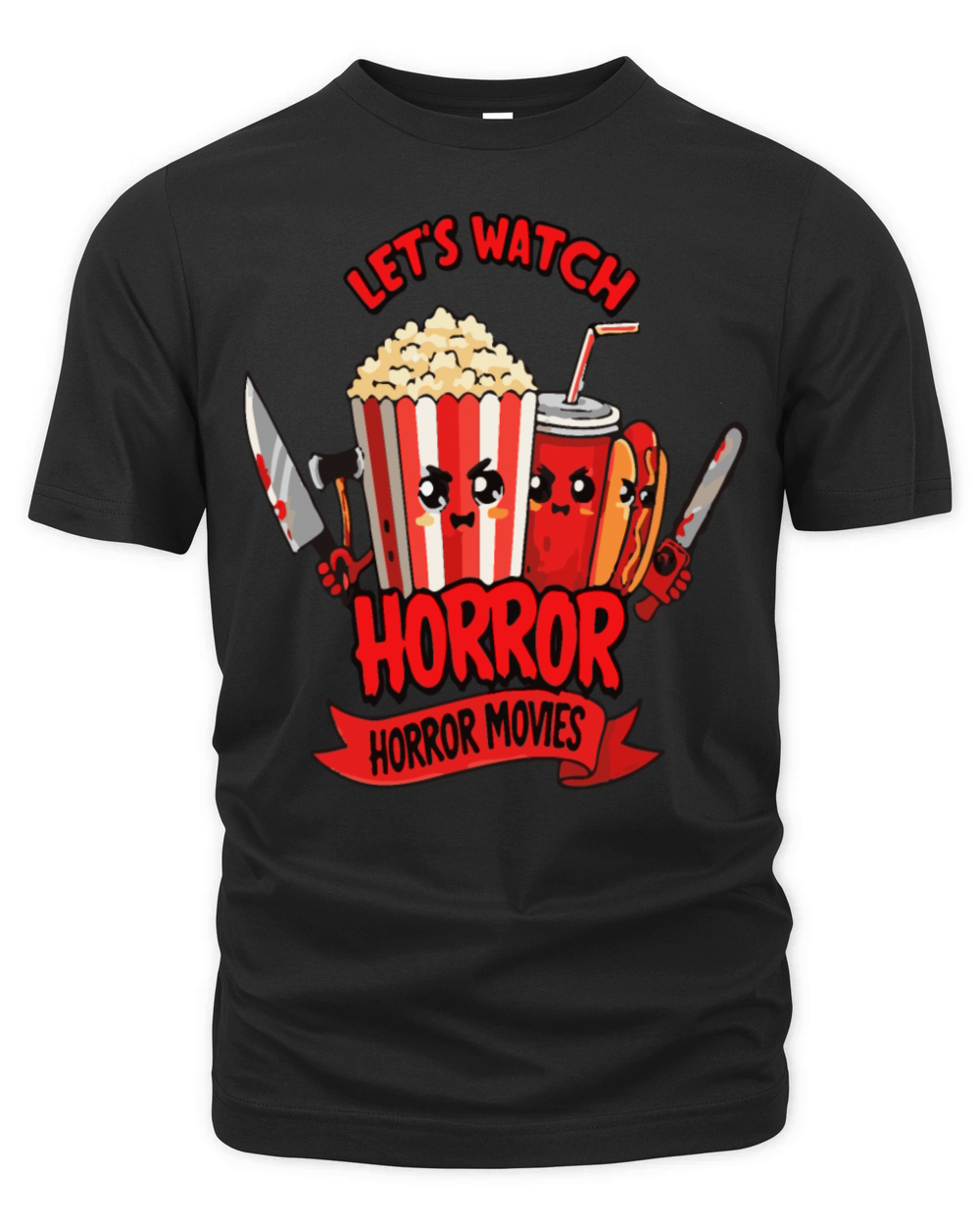 Midnight Horror Movie Organic Unisex T-shirt