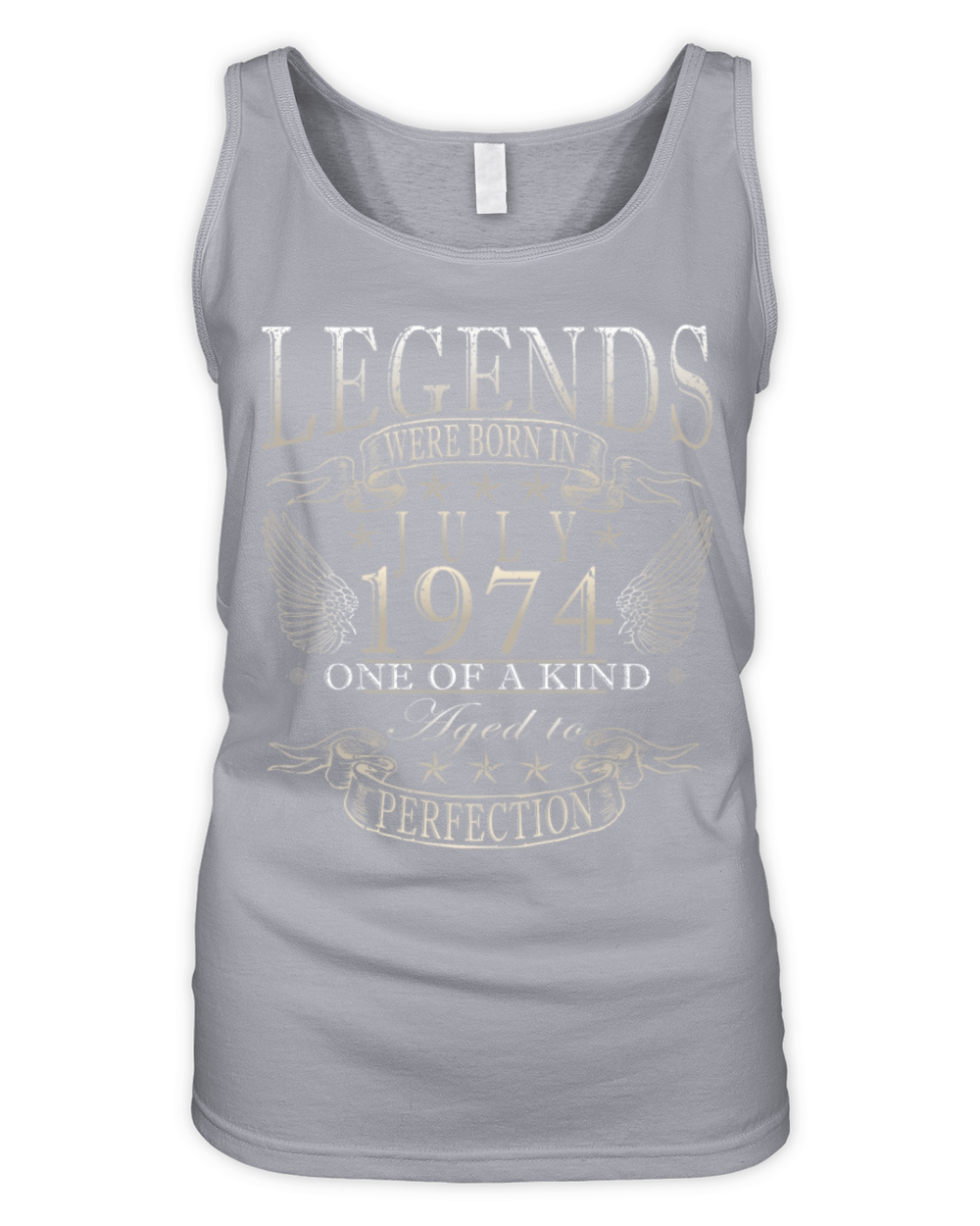 50th birthday 50 years July 1974 Organic Women's Tank Top