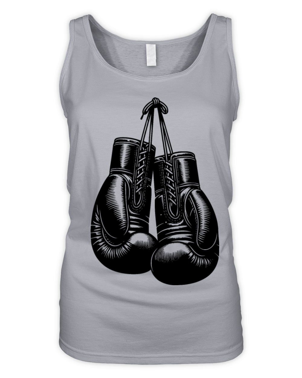 Classic Boxing Gloves In Vintage Boxer Style Organic Women's Tank Top