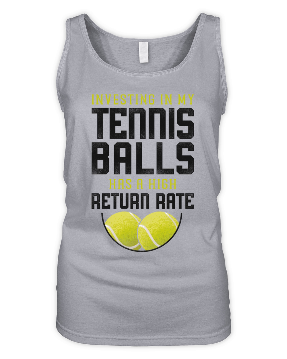 Funny Tennis Player Racket Pun Organic Women's Tank Top