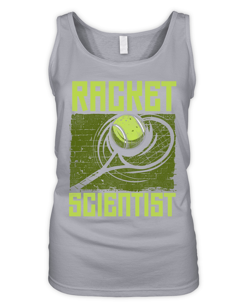 Funny Tennis Player Racket Pun Organic Women's Tank Top
