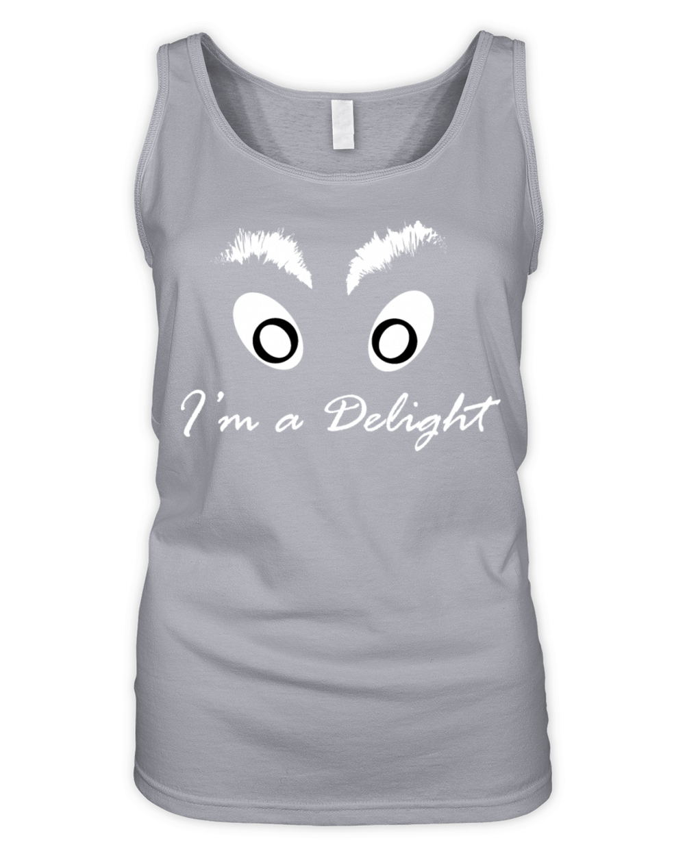 im a delight funny sarcastic saying Organic Women's Tank Top