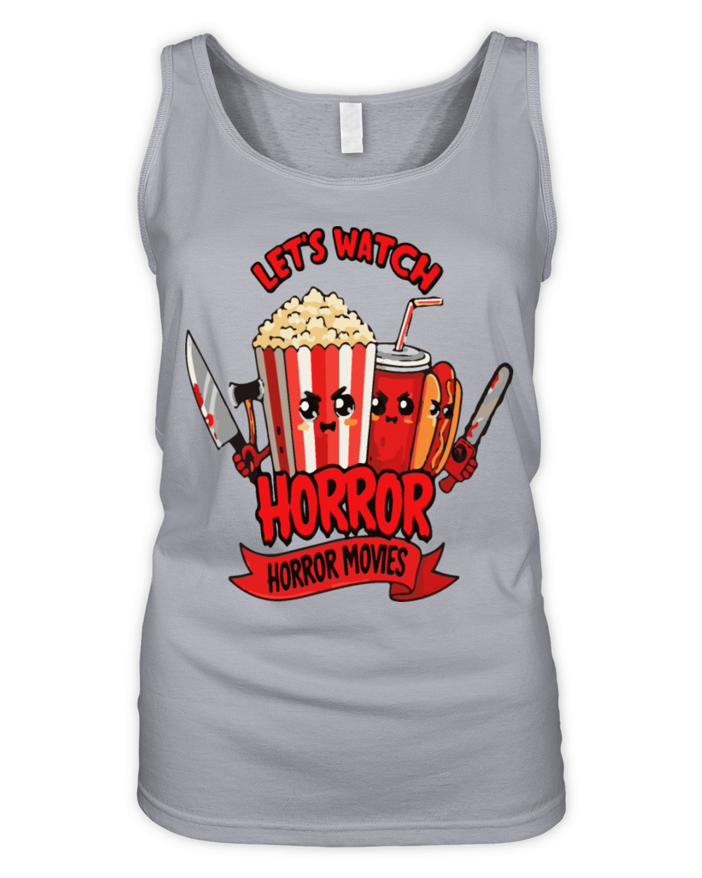 Midnight Horror Movie Organic Women's Tank Top
