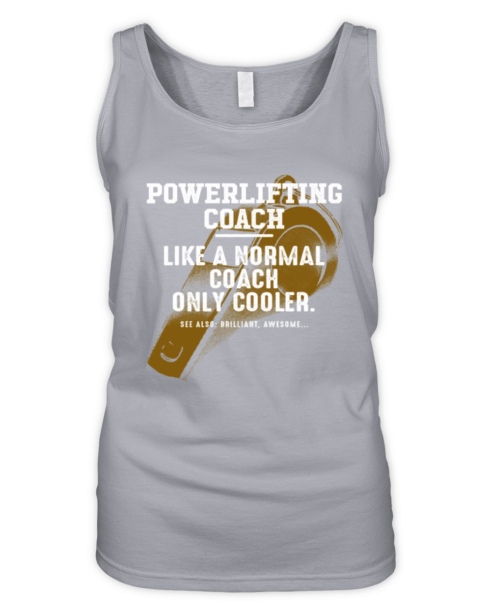 Powerlifting Coach Like a Normal Coach Powerlifter Organic Women's Tank Top