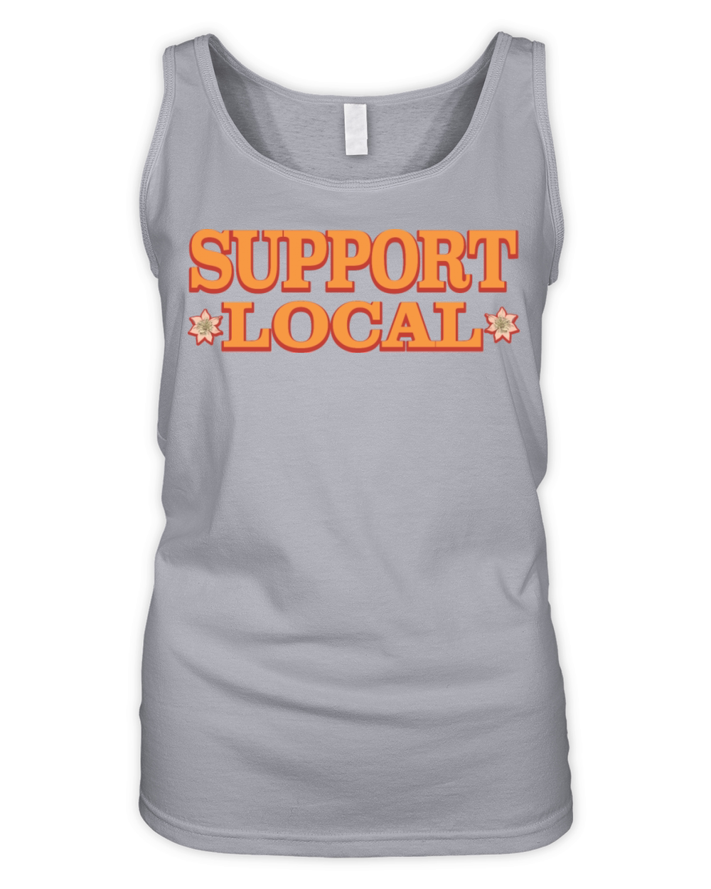 Retro Fruit Graphic to Support Local Organic Women's Tank Top