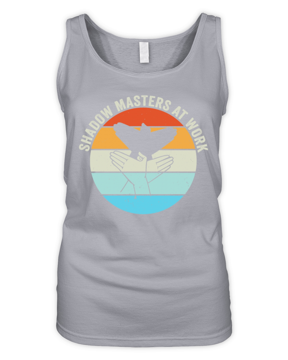 Shadow Masters At Work Puppet Shows Organic Women's Tank Top