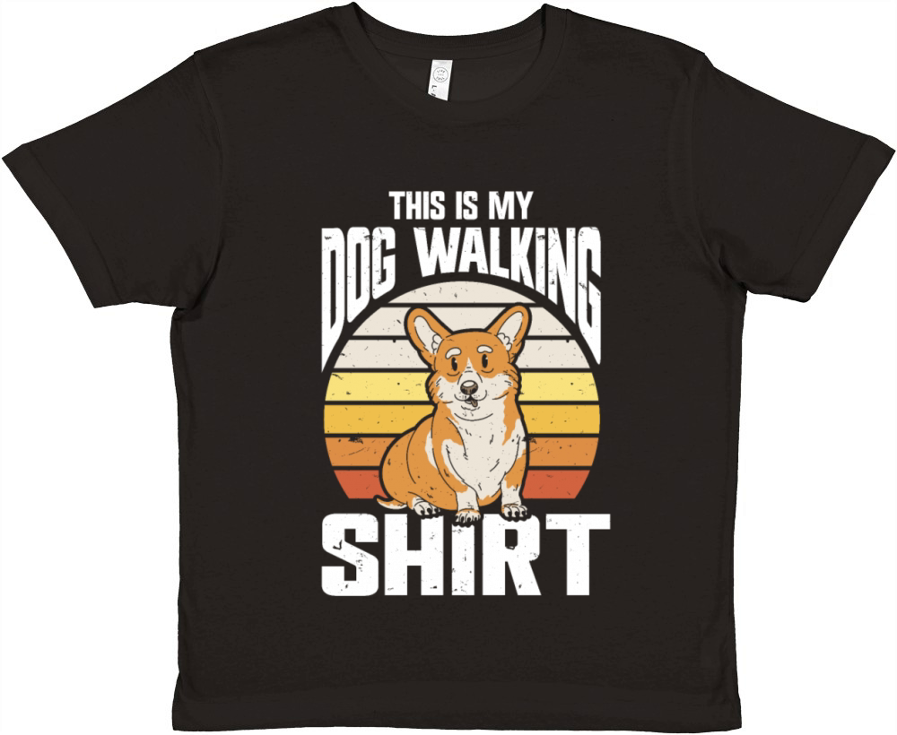 Dog Walker Professional Pet Sitter Dog Walking Premium Kids Crewneck T-shirt