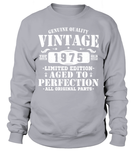 50 Years 1975 Vintage Retro Birthday Gift Sweatshirt Unisex
