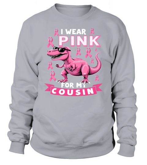 Breast Cancer Pink Awareness Design Sweatshirt Unisex