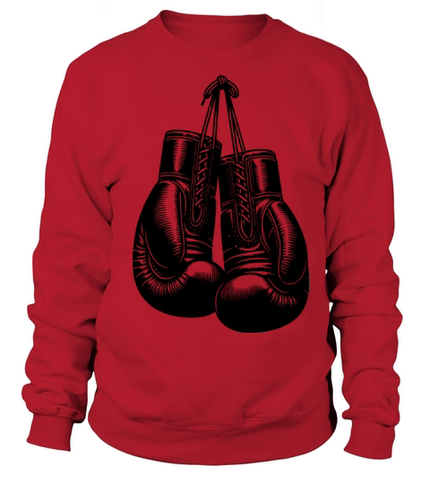 Classic Boxing Gloves In Vintage Boxer Style Sweatshirt Unisex