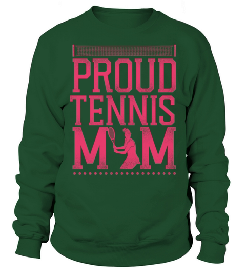 Funny Tennis Player Racket Mom Sweatshirt Unisex