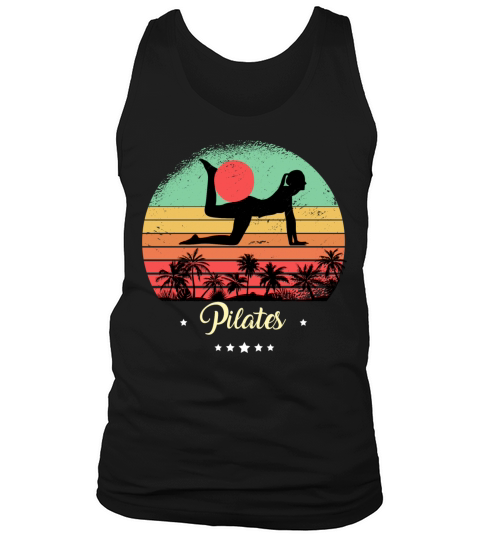 Pilates Yoga Vintage Retro Sunset Sport Tank Top Unisex
