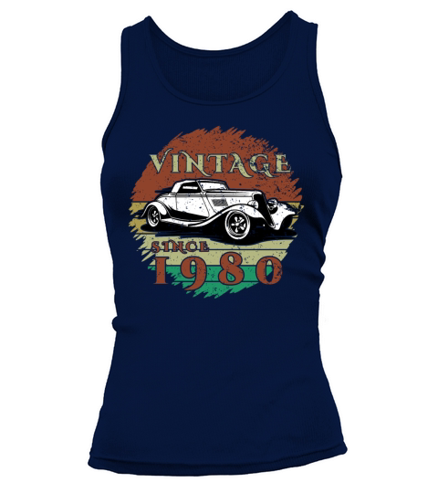 44th birthday Classic Car - Vintage since 1980 Tank top Woman