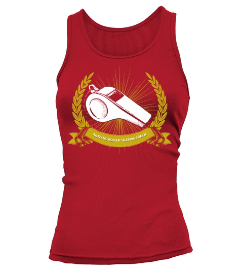 Artistic Roller Skating Coach Skater Funny Roller Tank top Woman