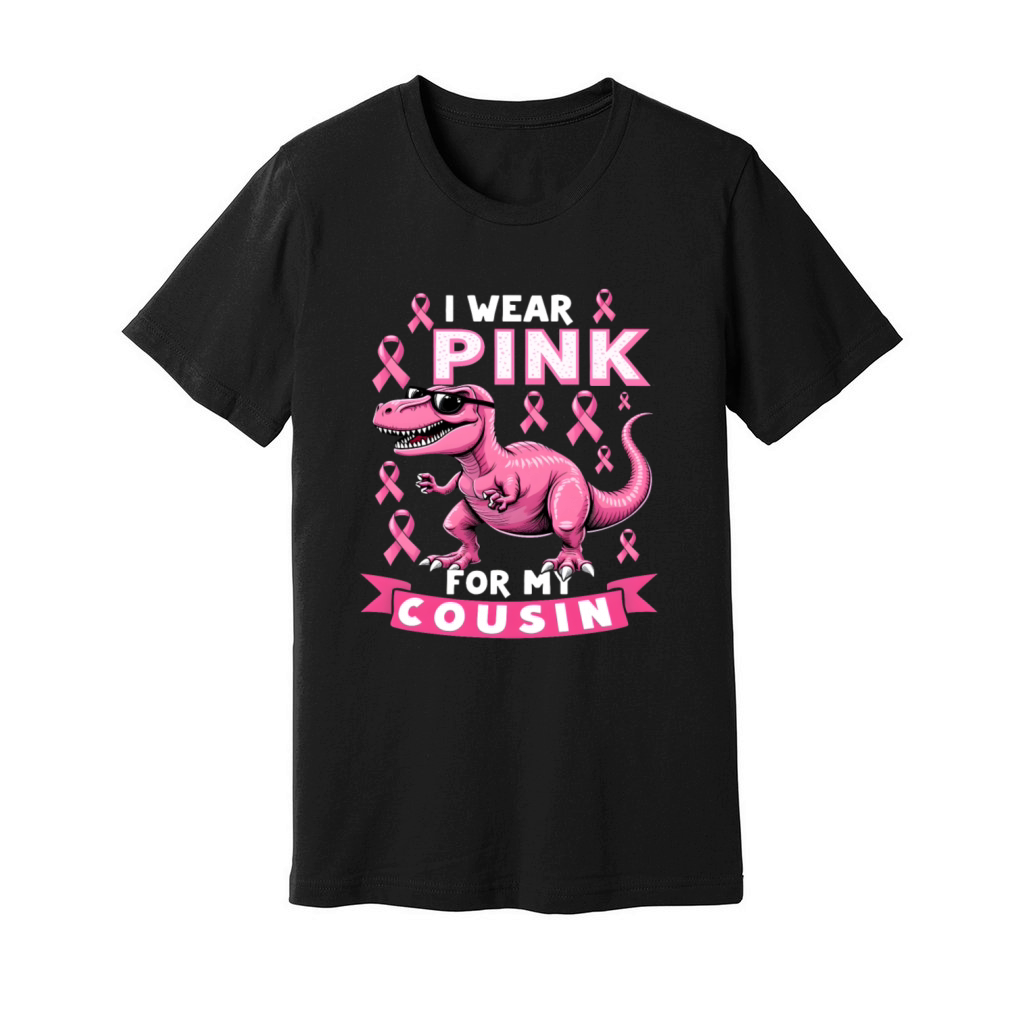 Breast Cancer Pink Awareness Design Unisex Jersey Tee